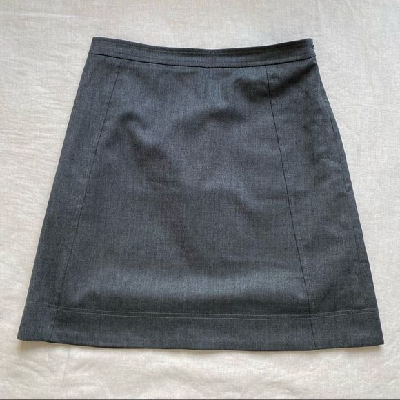 NWOT Judith & Charles Wool Gray Mini Casual Skirt - Picture 1 of 6